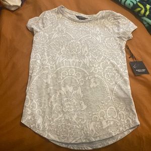 XS, simply vera verawang top, grey and white pattern, brand new with tag